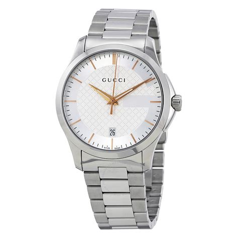 gucci g timeless stainless steel watch|gucci watch unisex.